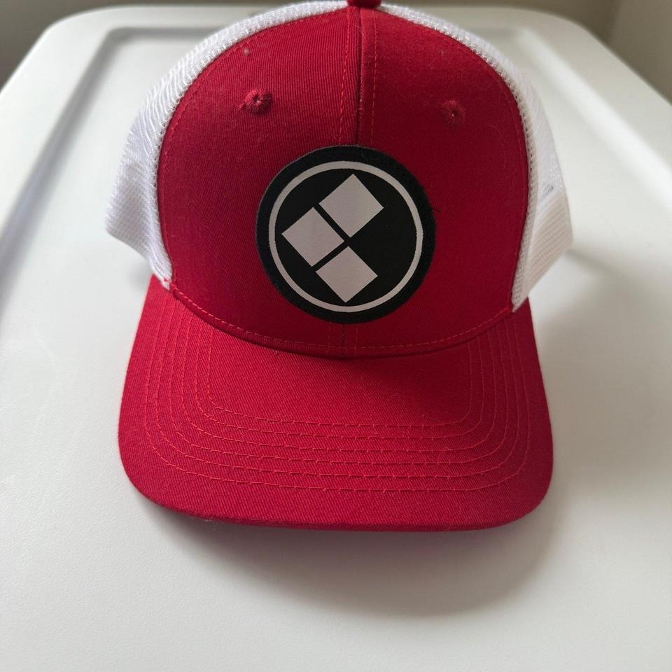 Huntington Surf And Sport Red Black And White Snapback Hat